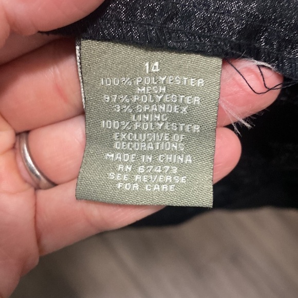 Taylor sequin top dress bow front black - Picture 8 of 11